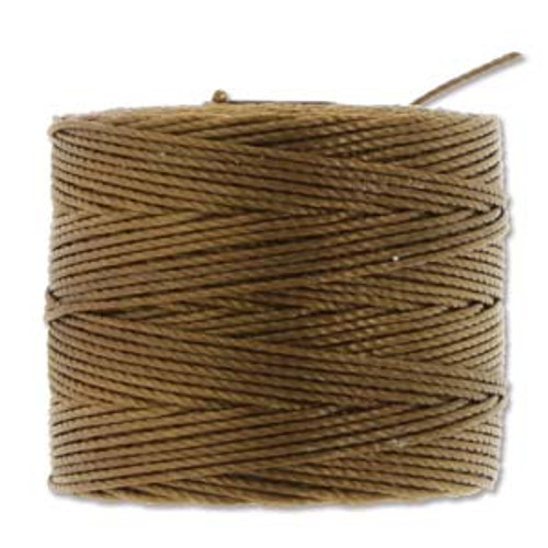 S-Lon Bead Cord, TEX210, 0.5mm, MILK CHOCOLATE