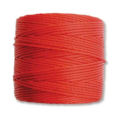 S-Lon Bead Cord, TEX210, 0.5mm, SHANGHAI RED