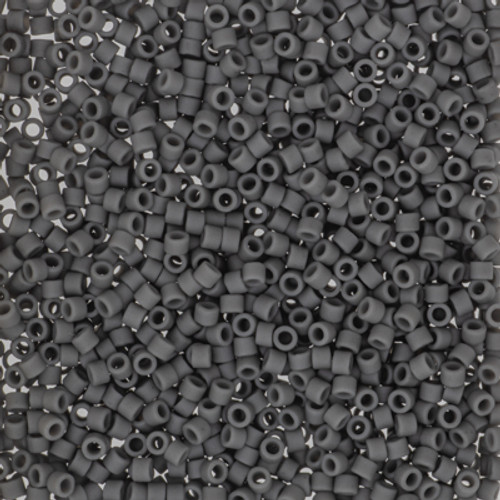 Miyuki Delica Beads 11/0 DB2409 Matte Grey
