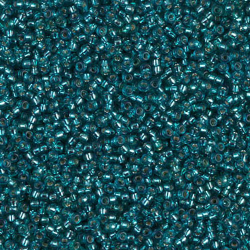 Miyuki Seed Beads 11-91424 11-91424 Silver Lined Teal