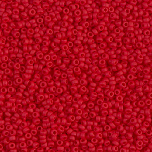 Miyuki Seed Beads 11-9408F Matte Opaque Red