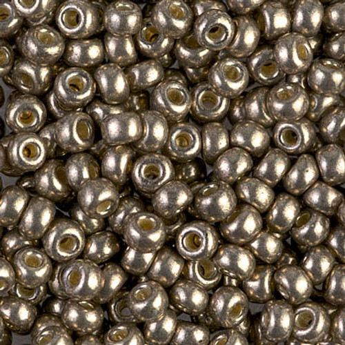 Miyuki Seed Beads Size 6/0 6-94222 6-4222 Duracoat Galvanised Pewter