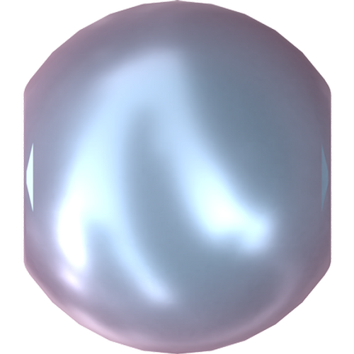 Swarovski 5810 Round Pearl Bead, Crystal Iridescent Light Blue [10pcs]