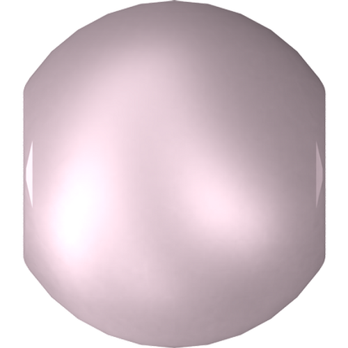 Swarovski 5810 Round Pearl Bead, Crystal Pastel Rose [10pcs]