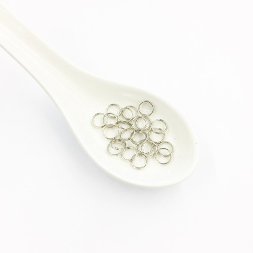 Split Rings 8mm, Nickel Colour [50 pcs]