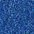Miyuki Seed Beads 11-919F Matte Silver Lined Sapphire 24 grams