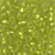 Miyuki Seed Beads Size 6/0 6-914F Matte Silver Lined Chartreuse