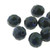 Czech Fire Polished Faceted Round Beads ROYAL TRAVERTINE 6mm [25 pcs/strand]