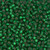 Miyuki Seed Beads 8-916F Matte Silver Lined Green 22 grams