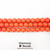 Howlite Smooth Round Beads, Orange Dyed, 10mm