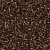 Miyuki Delica Beads 11/0 DB150 Silver Lined Brown