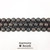 Sandalwood Smooth Round Beads, Black, 10mm