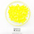 FUZE Beads Iron-Fuse Melty Plastic Tube Beads 5mm OPAQUE NEON YELLOW *FLUORESCENT HIGHLIGHTER