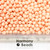 Acrylic Smooth Round Beads - 8mm - LIGHT PEACH PASTEL ORANGE OPAQUE