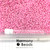 Glass Seed Beads Size 6/0 (approx. 4mm) Inside Colour-Lined Clear with Pink