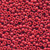 Miyuki Seed Beads 8-94469 Duracoat Opaque Dyed Red 22 grams