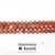 RED JASPER Smooth Round Beads, Natural, 10mm