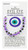 Evil Eye Stretch Bracelet EE12, Purple, Round 8mm