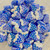 Acrylic Plastic KAWAII Cute Aesthetics STRAWBERRY BEADS ~20mm - BLUE [5 pcs]