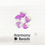 Acrylic Plastic KAWAII Cute Aesthetics STRAWBERRY BEADS ~20mm - PURPLE [5 pcs]