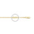 18k Gold Plated Sterling Silver .925 1mm Trace Chain #29