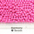 Acrylic Smooth Round Beads - 8mm - FUCHSIA HOT PINK OPAQUE
