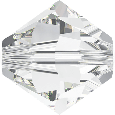 Swarovski 5328 Xilion Bicone Beads, Crystal [10pcs] - Harmony Beads Online