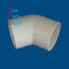 PVC ELBOW:45 1 1/2" S X S