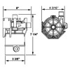 Laing SM909NTW-18 3/4' Thrd. Circ. Pump 230V (Discontinued, See Replacement Below L73999)