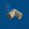 PVC ELBOW:ST 1 1/2" 90 S X SPG