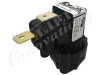 AIR SWITCH: 10AMP SPNO LATCHING, CENTER SPOUT