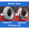 Master Spas Poly-Storm Directional Jet M.S. Logo Grey Or Stainless