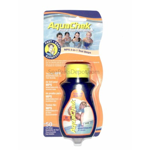 AquaChek Test Strips (50) Potassium Monopersulfate, pH, and Alkalinity