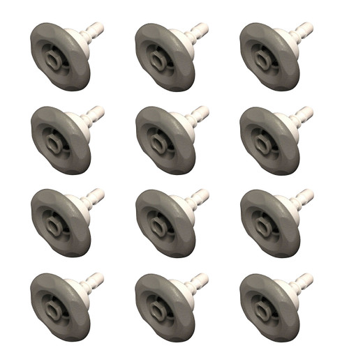 12 Waterway 3" Mini Storm Directional Jet Interal, 5-Scallop, Grey