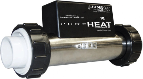 Pure Heat Inline 240V 2000W Universal 1.5" Pressure 230v Bath Heater Pure Heat Inline 240V 2000W Universal 1.5" Pressure 230v Bath Heater