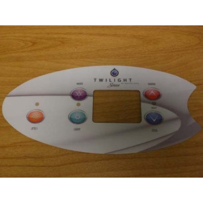 Master Spas Twilight Spas 1 Pump Overlay for TS240 / VL702 Panel, Part ...