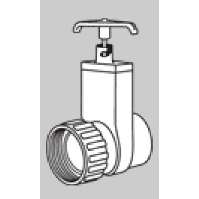 Magic Plactics Uni-Body Valve Slip x Swivel FBT-2 - Spa Parts Depot