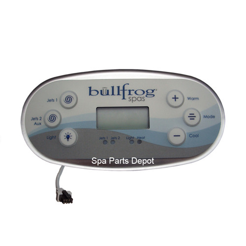 Bullfrog Spa Control Panel, Classic 6 Button - Spa Parts Depot