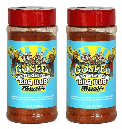 2) The Holy Gospel Meat Church Limited Edition BBQ Rub Spa Parts Depot
