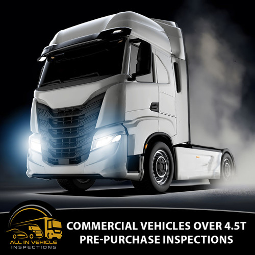 Truck Pre-Purchase Inspections (Commercial Vehicles Over 4.5 tonne)
