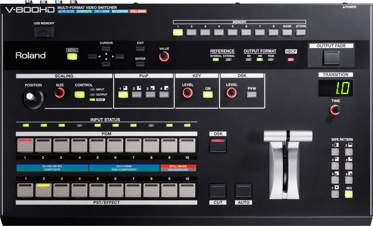 Roland V-800HD Multi-Format Video Switcher