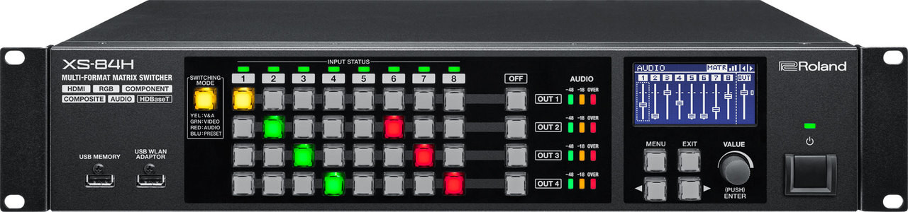 Roland XS-84H 8x4 Multi-Format AV Matrix Switcher