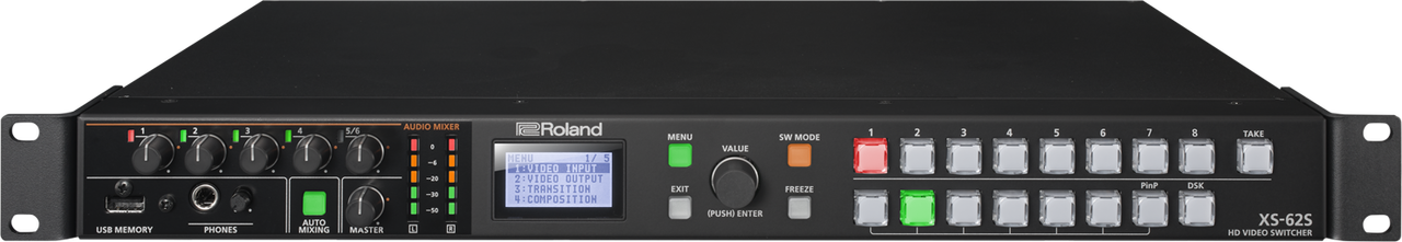 Roland - Roland XS-82H - 8-in x 2-out AV Matrix Switcher #XS-82H