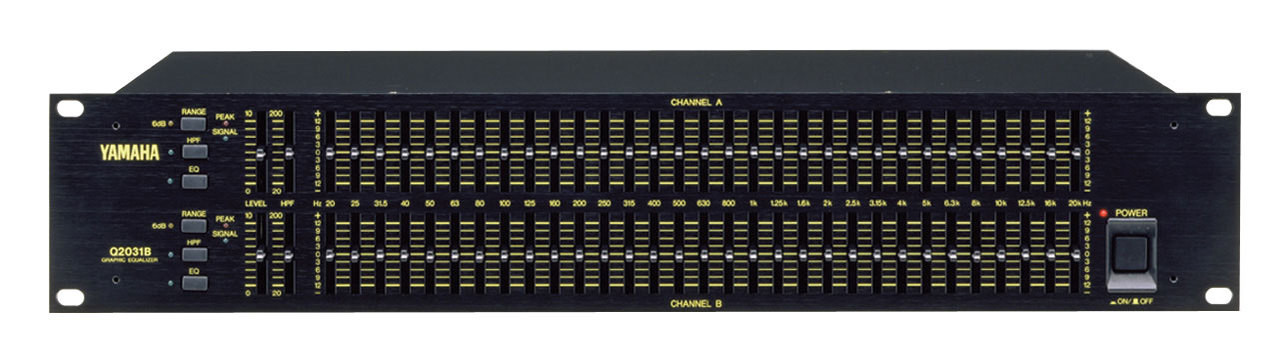 Yamaha Q2031B Graphic Equalizer, Professional Audio Processing Equipment