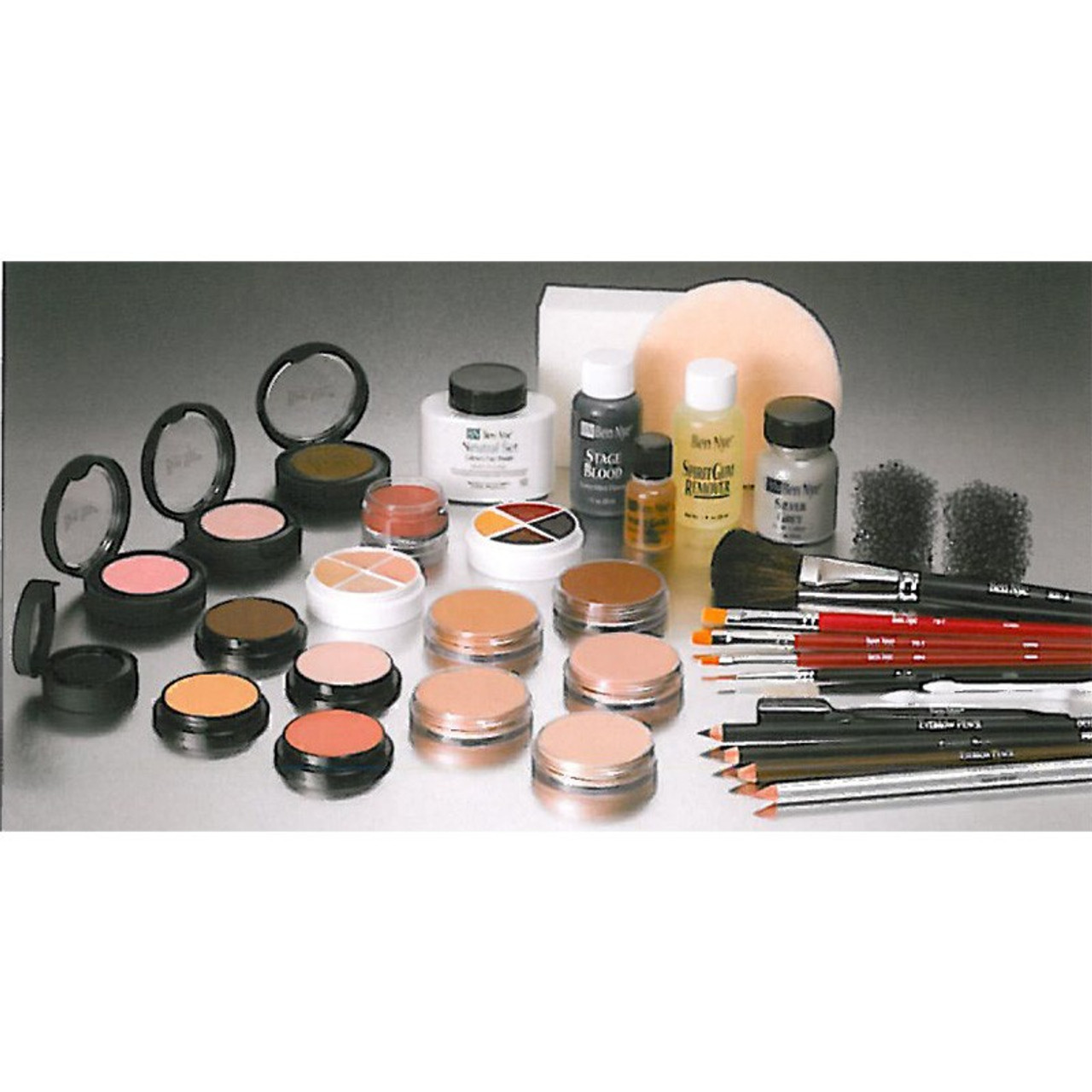 Ben Nye Theatrical Creme Makeup Kits - Brown:Medium