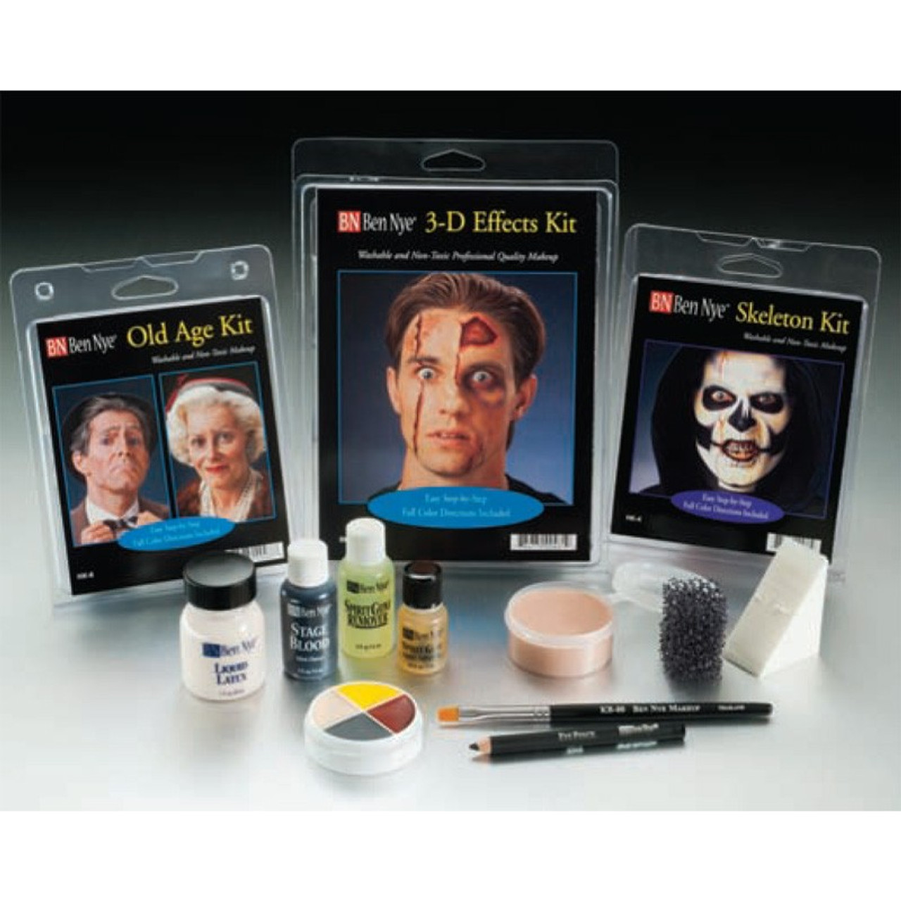 Auguste Clown Makeup Kit- - Ben Nye