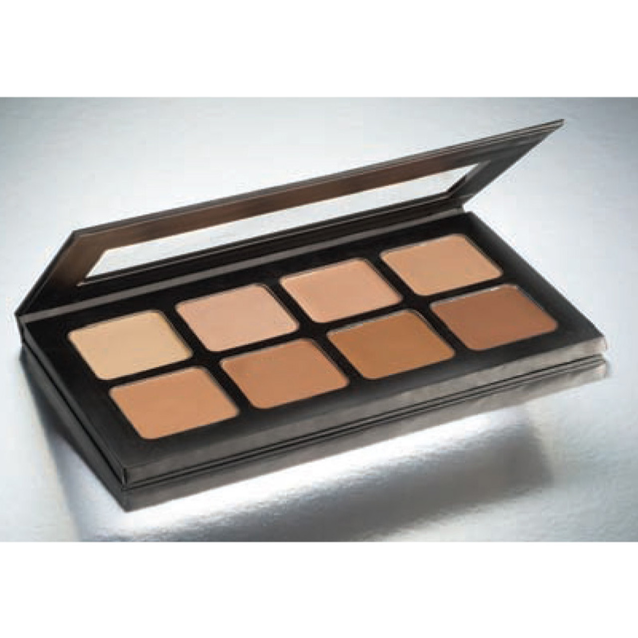 Ben Nye MediaPRO Select Sheer HD Broadcast TV Foundation Palette, 8 Colors