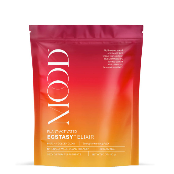 MOOD ECSTASY™ Sexy Plant-Activated Elixir package - front label