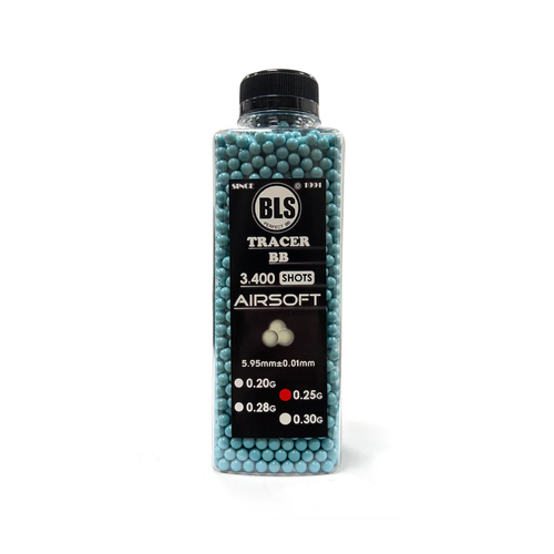 BLS 0.25g Tracer BBs Bottle - Blue