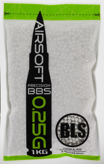 BLS 0.25g Precision BBs 1kg - White